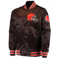 Cleveland Browns The Diamond Retro Satin Jacket WorthVee