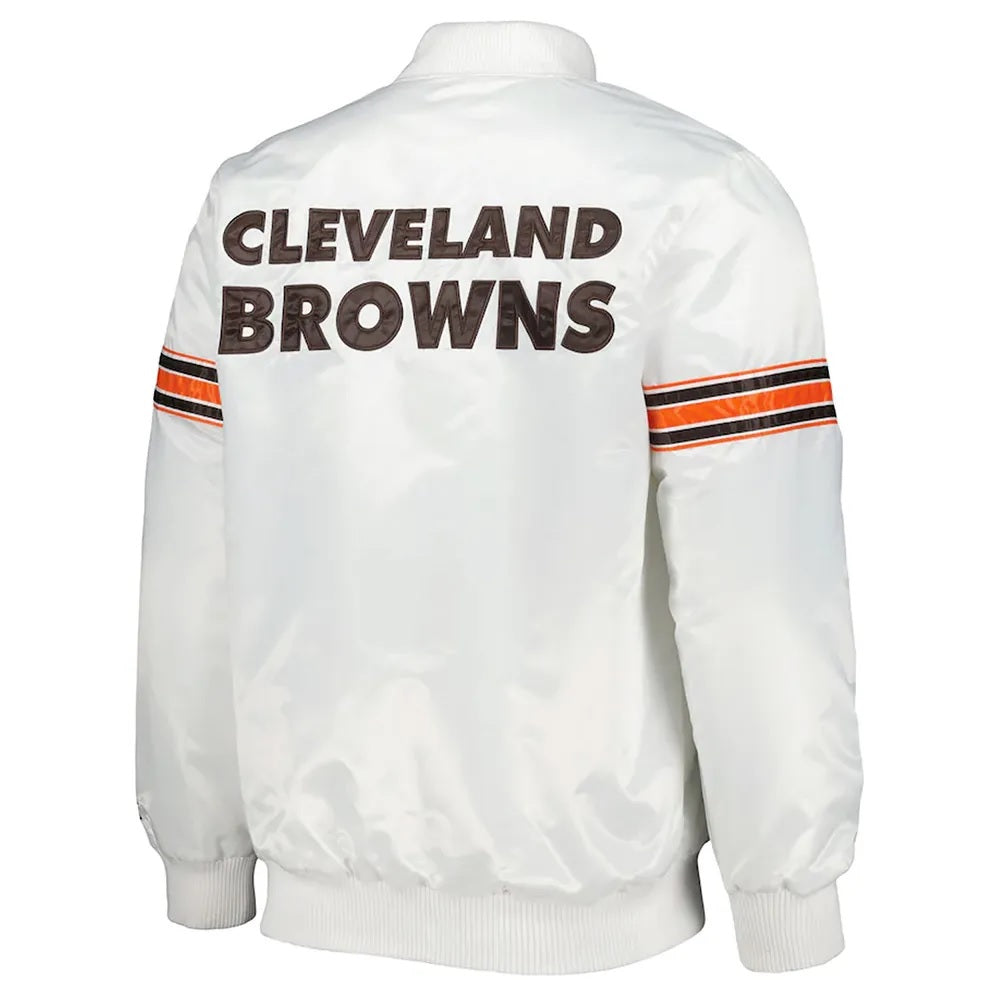 Cleveland Browns The Power Forward Satin Jacket WorthVee