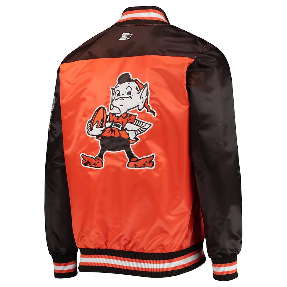 Cleveland Browns The Tradition II Satin Jacket WorthVee