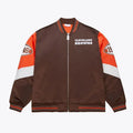 Cleveland Browns Throw It Back Heavyweight Satin Jacket WorthVee