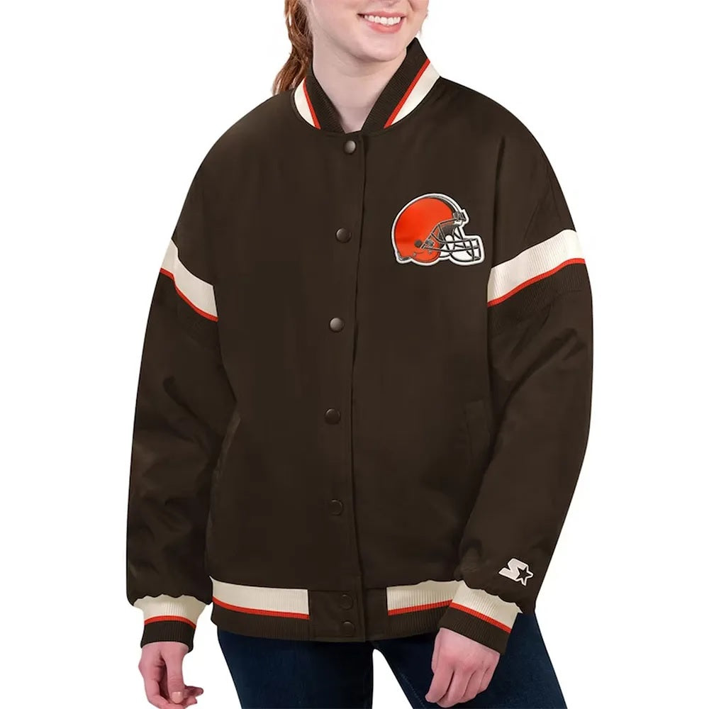 Cleveland Browns Tournament Varsity Jacket WorthVee