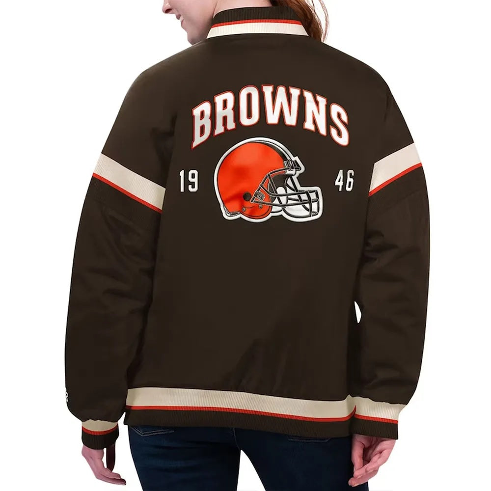 Cleveland Browns Tournament Varsity Jacket WorthVee