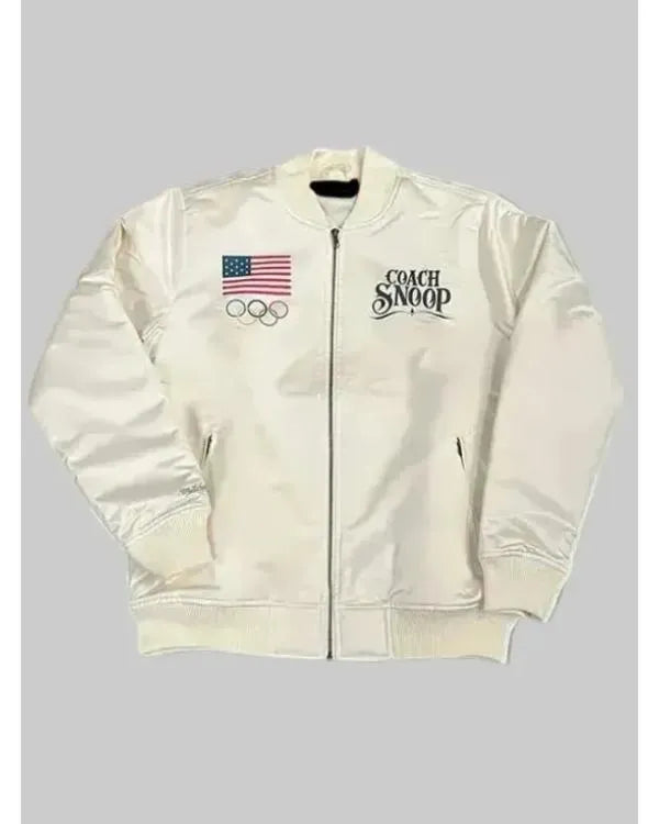 Coach Snoop Team USA White Jacket