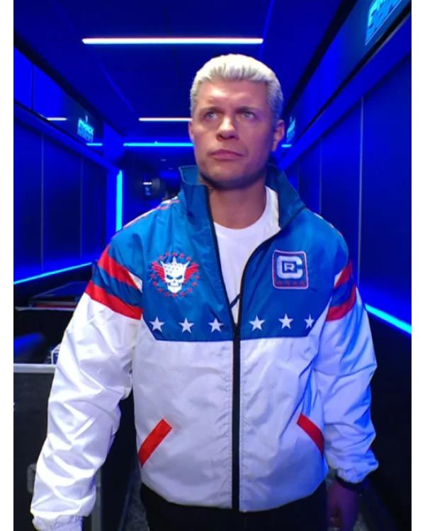 Cody Rhodes Stars And Stripes Windbreaker Jacket Clanton Jacket