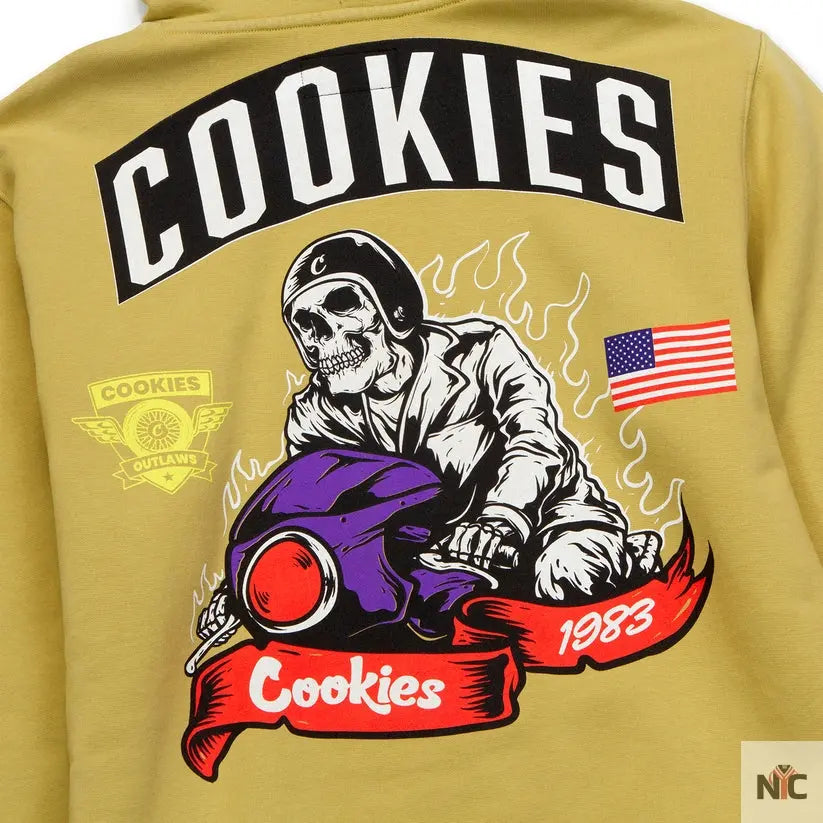 Cookies Outlaws Full Zip Pullover Hoodie Clanton Jacket