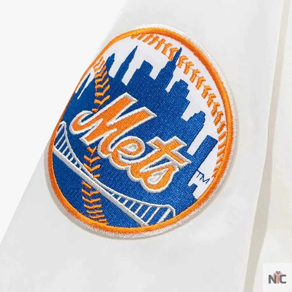 Cooperstown New York Mets Chrome Jacket Clanton Jacket