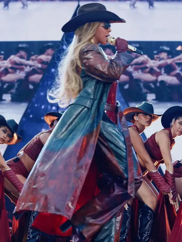 Cowboy Carter Tour 2025 Beyonce Leather Coat Clanton Jacket