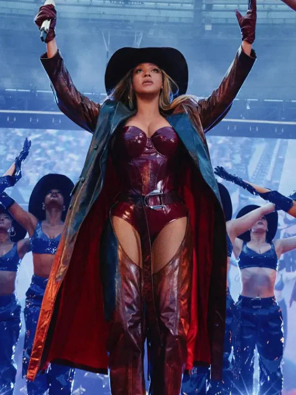 Cowboy Carter Tour 2025 Beyonce Leather Coat Clanton Jacket