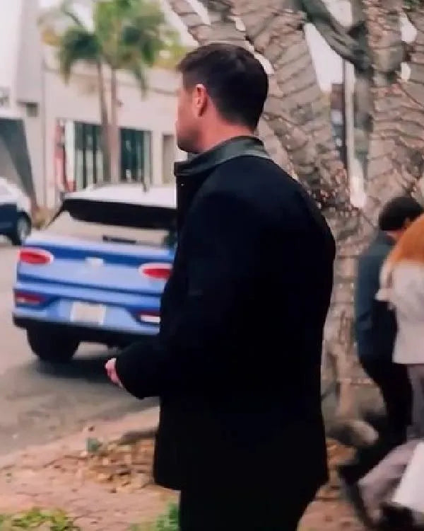 Crime 101 Chris Hemsworth Black Coat