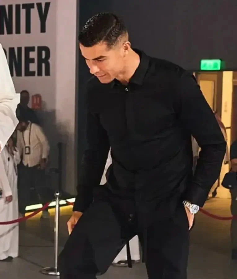 Cristiano Ronaldo Esports World Cup 2025 Black Shirt Shopotiny