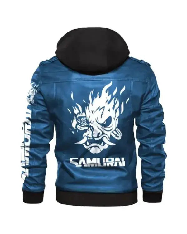 Cyberpunk 2077 Blue Samurai Jacket WorthVee