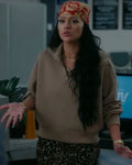 DMV S01 Gigi Zumbado Half-Zip Sweatshirt