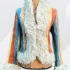 Daddy Issues S02 Aimee Lou Wood Colorblock Stripe Jacket