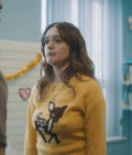 Daddy Issues S02 Aimee Lou Wood Deer Print Jumper