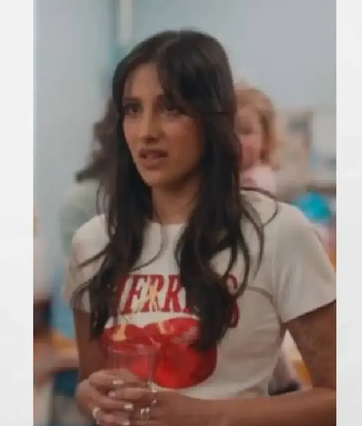 Daddy Issues S02 Taj Atwal Cherry Print T-Shirt