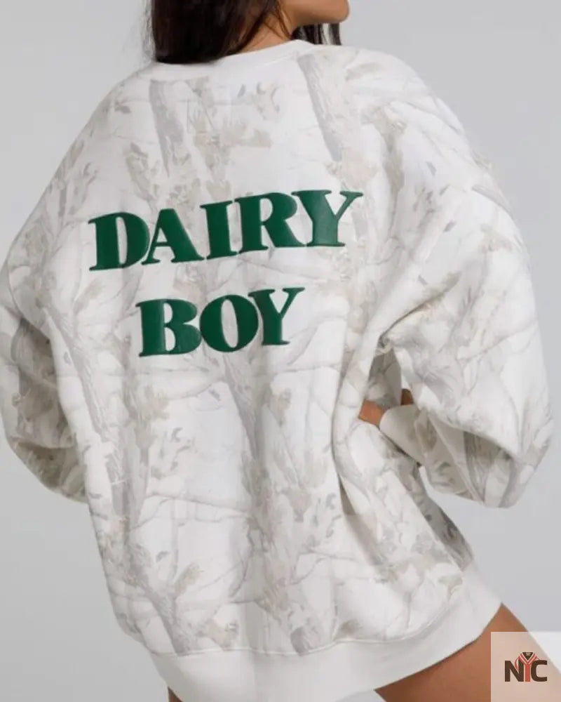 Dairy Boy Camo Sweatshirt Clanton Jacket