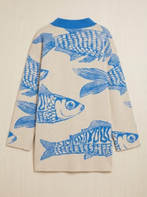 Daisy Kelliher Below Deck Down Under S4 Fish Print Robe WorthVee