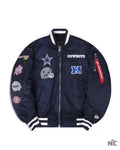 Dallas Cowboys X Alpha X New Era MA-1 Bomber Jacket Clanton Jacket