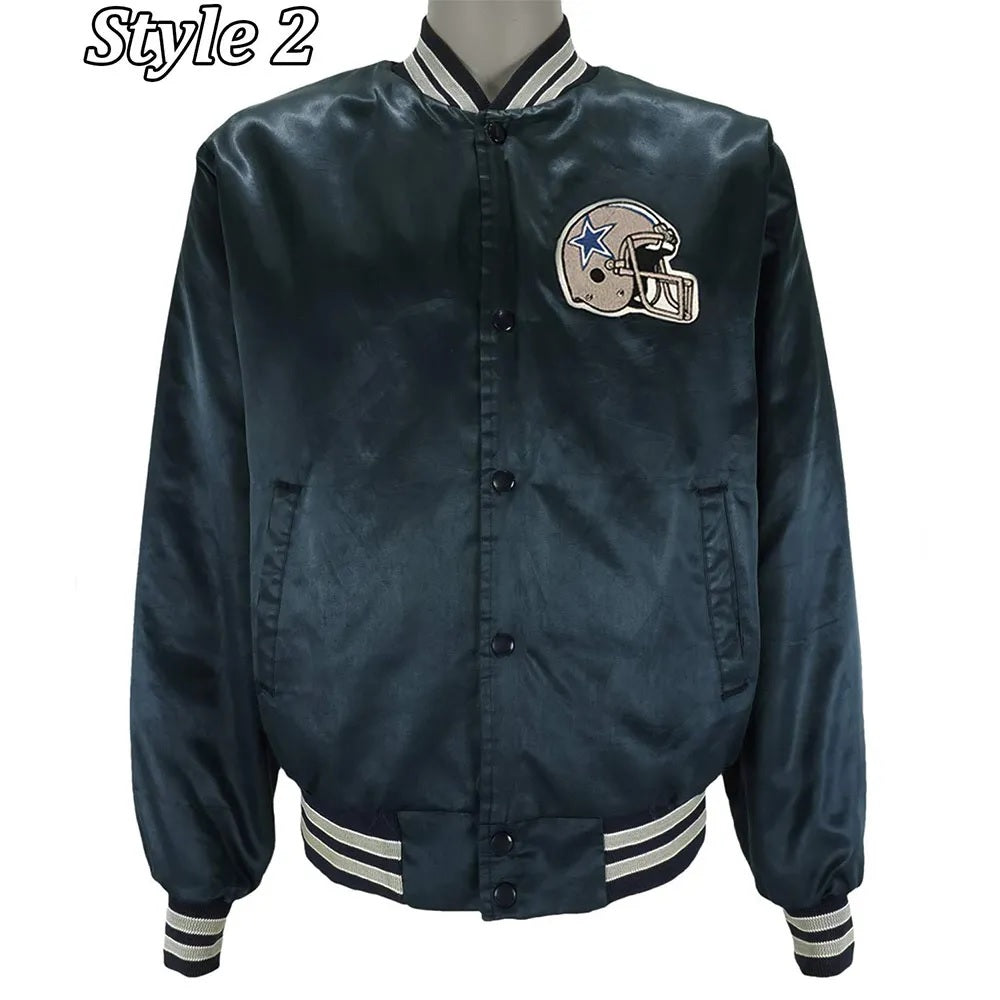 Dallas Cowboys 1990’s Satin Navy Jacket WorthVee
