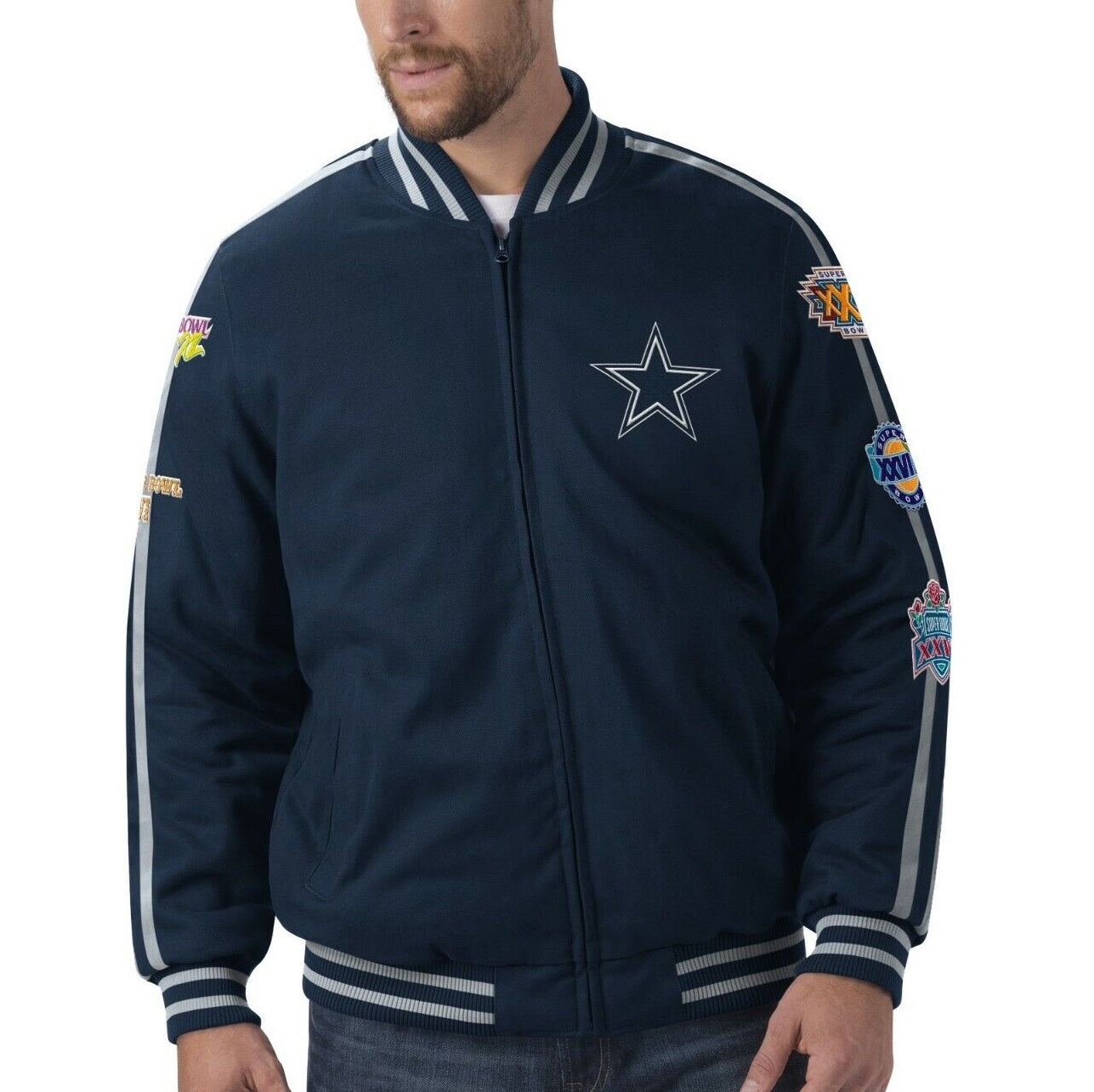 Dallas Cowboys 5 Time Super Bowl Champion Jacket WorthVee