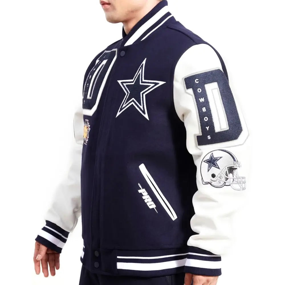 Dallas Cowboys Football Team Players Varsity Jacket WorthVee