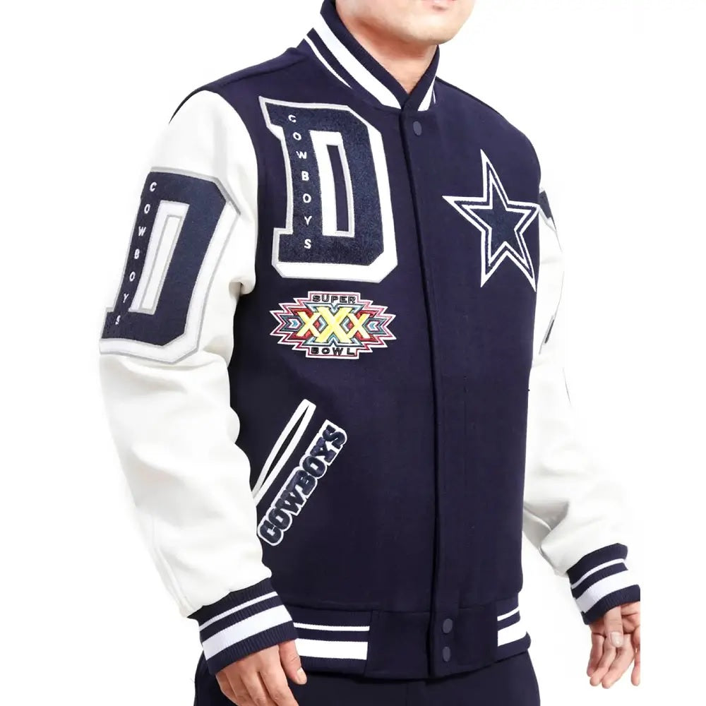 Dallas Cowboys Football Team Players Varsity Jacket WorthVee