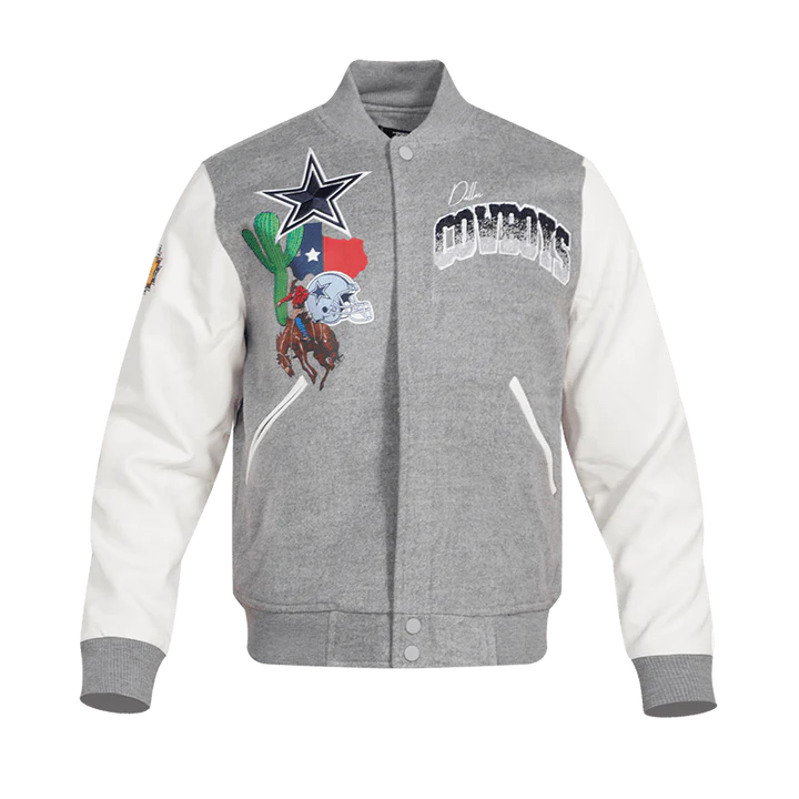 Dallas Cowboys Home Town Wool Varsity Jacket WorthVee