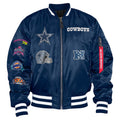 Dallas Cowboys Ma-1 Bomber Jacket WorthVee