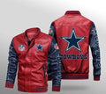 Dallas Cowboys Red Leather Jacket WorthVee