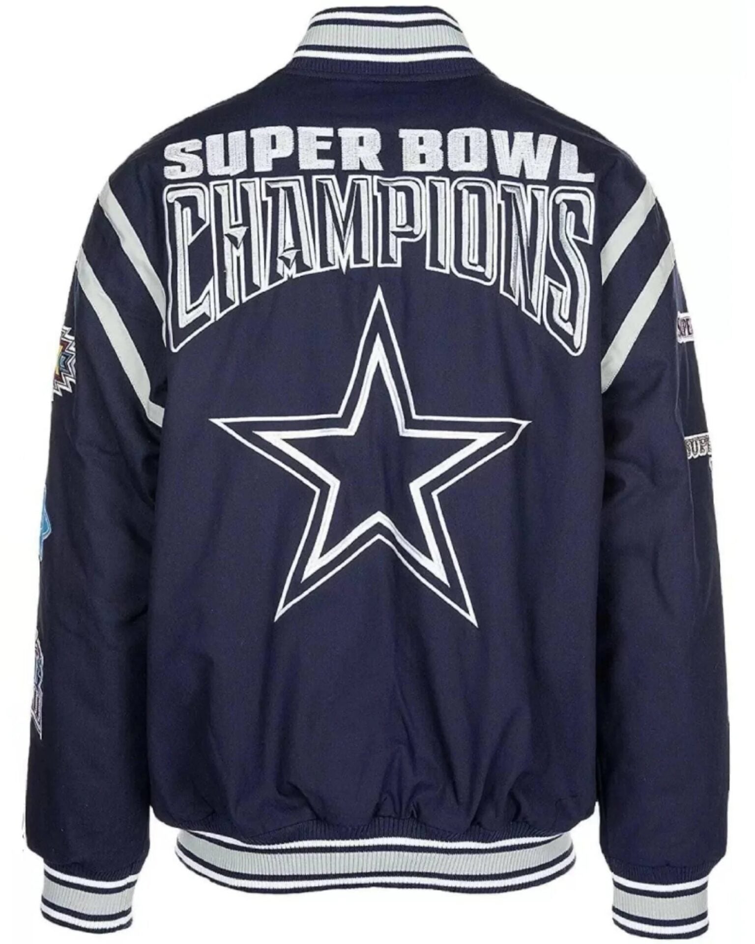 Dallas Cowboys Super Bowl 5X Champions Jacket WorthVee