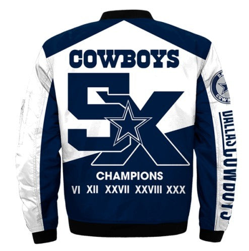 Dallas Cowboys Super Bowl Championship Bomber Jacket WorthVee
