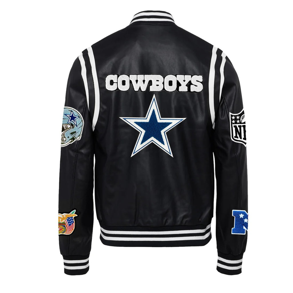 Dallas Cowboys Vegan Leather Jacket WorthVee