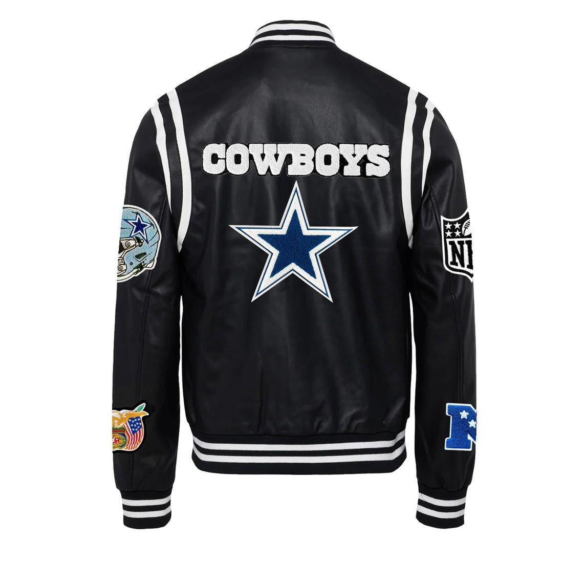 Dallas Cowboys Vegan Leather Jacket WorthVee
