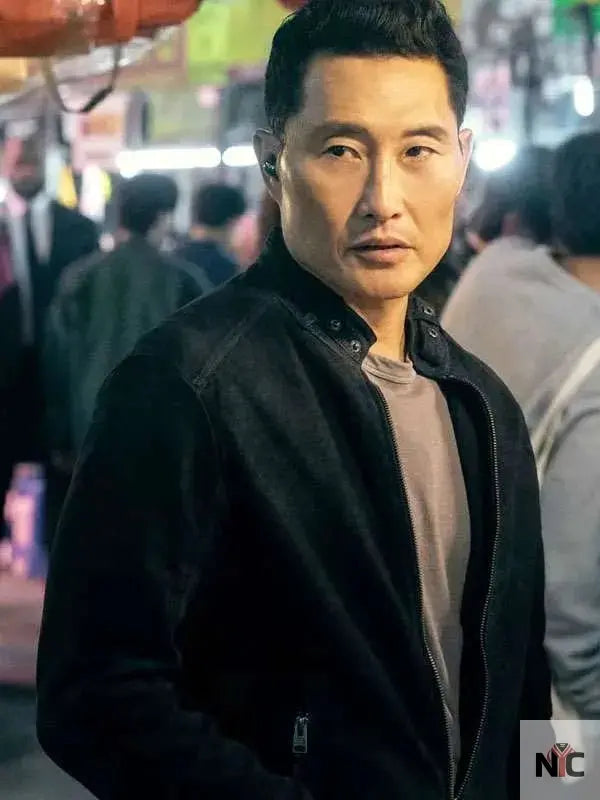 David Jung Butterfly Black Suede Leather Jacket Clanton Jacket