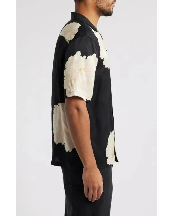 Days of Our Lives 2025 Thaao Penghlis Floral Black Shirt WorthVee
