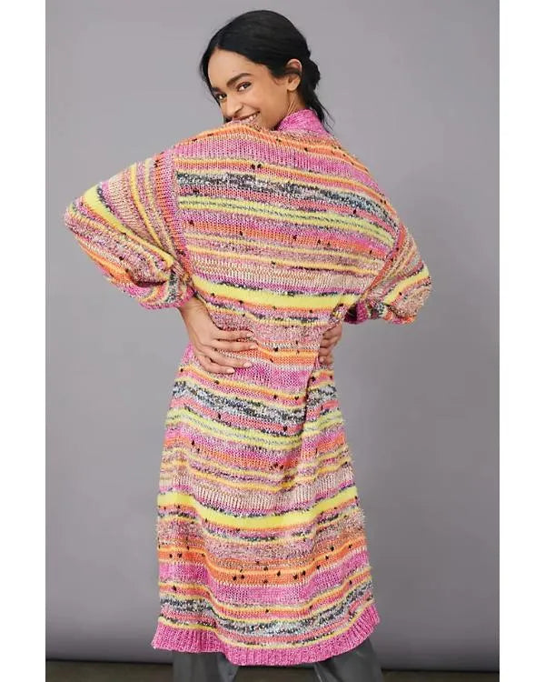 Days of Our Lives 2026 Eileen Davidson Striped Knit Cardigan