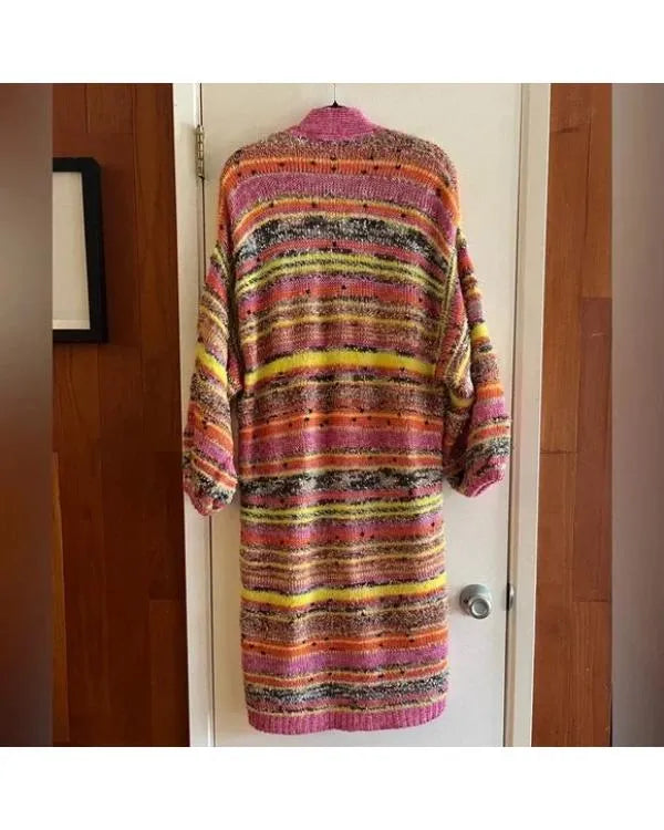 Days of Our Lives 2026 Eileen Davidson Striped Knit Cardigan