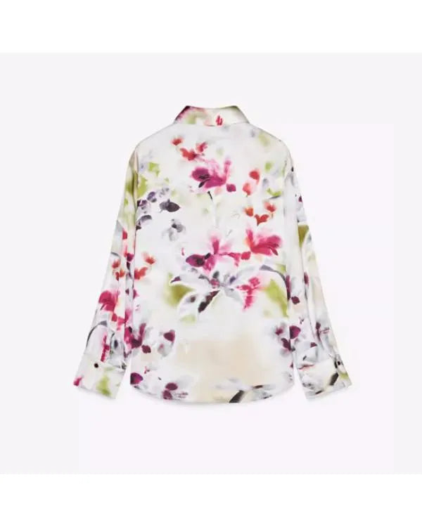 Days of Our Lives 2026 Maggie Carney Floral Print Shirt