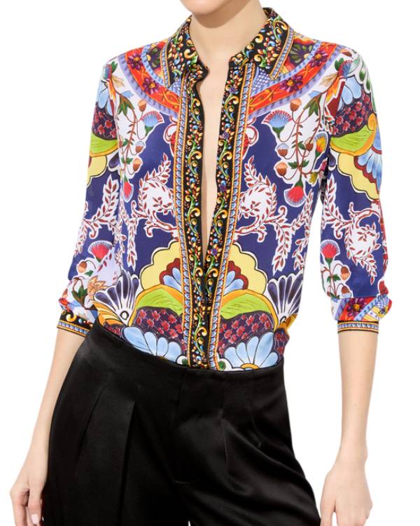 Days of Our Lives Cherie Jimenez Silk Blouse WorthVee
