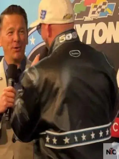 Daytona 500 Pitbull Black Leather Jacket Clanton Jacket