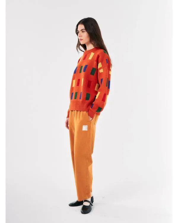 Demain Nous Appartient 2026 Catherine Benguigui Orange Jumper