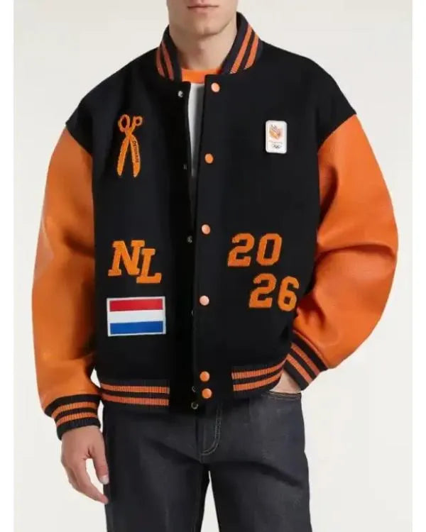 Denham Team Netherlands Varsity Jacket