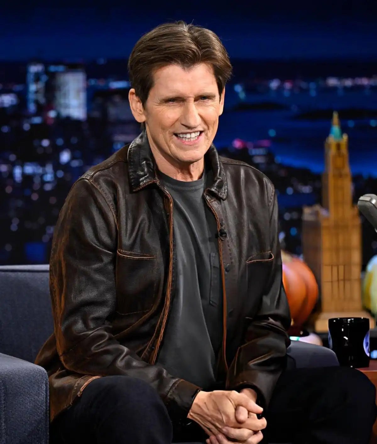 Denis Leary The Tonight Show Starring Jimmy Fallon S13 Leather Jacket