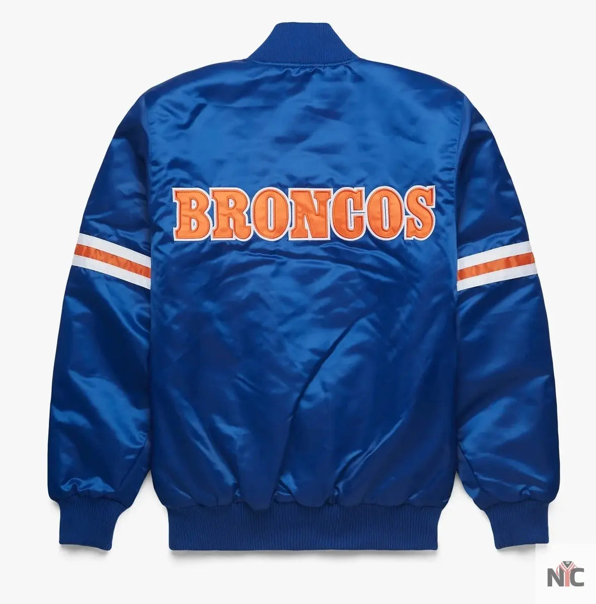 Denver Broncos Satin Varsity Jacket Clanton Jacket