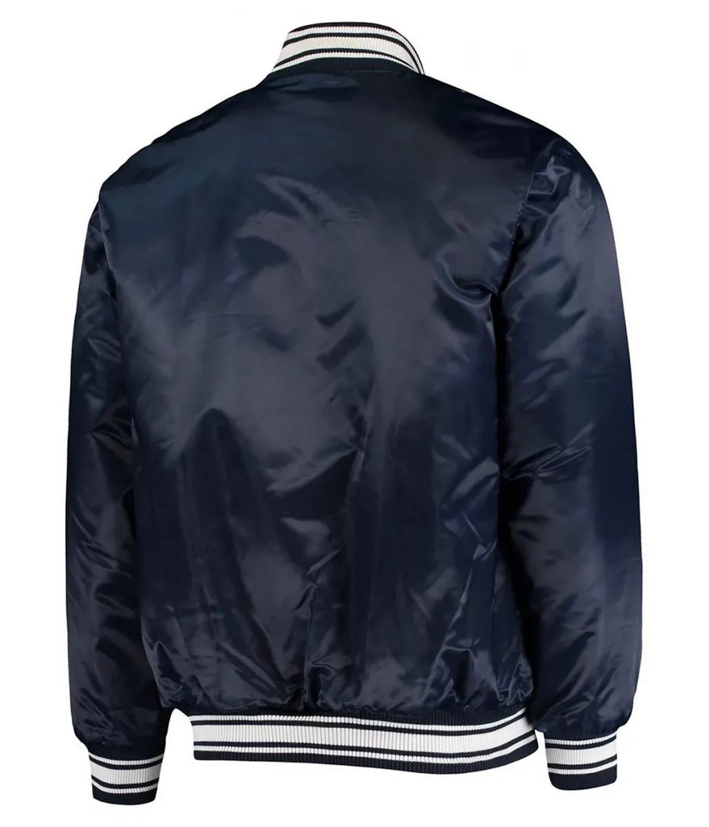Denver Broncos Locker Room Full-Snap Satin Jacket WorthVee
