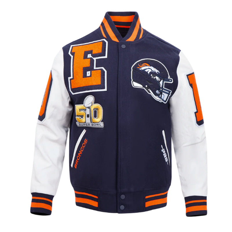 Denver Broncos Mashup Varsity Jacket