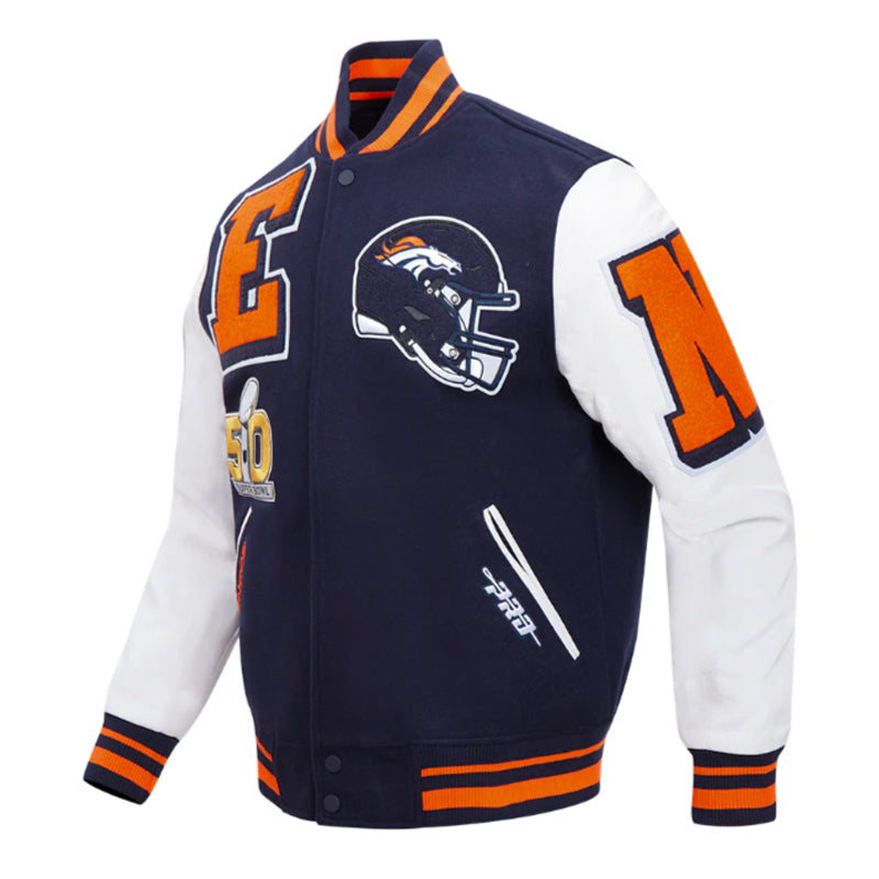 Denver Broncos Mashup Varsity Jacket