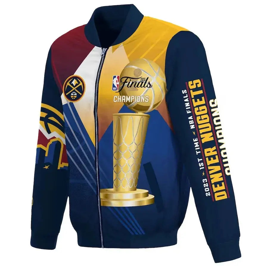 Denver Nuggets 2023 NBA Finals Champions Zip Up Jacket WorthVee