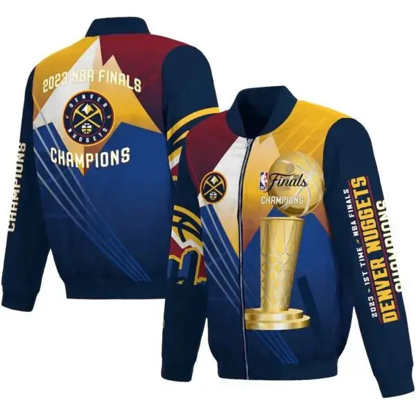 Denver Nuggets 2023 NBA Finals Champions Zip Up Jacket WorthVee