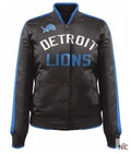 Detroit Lions Show Time Satin Jacket Clanton Jacket